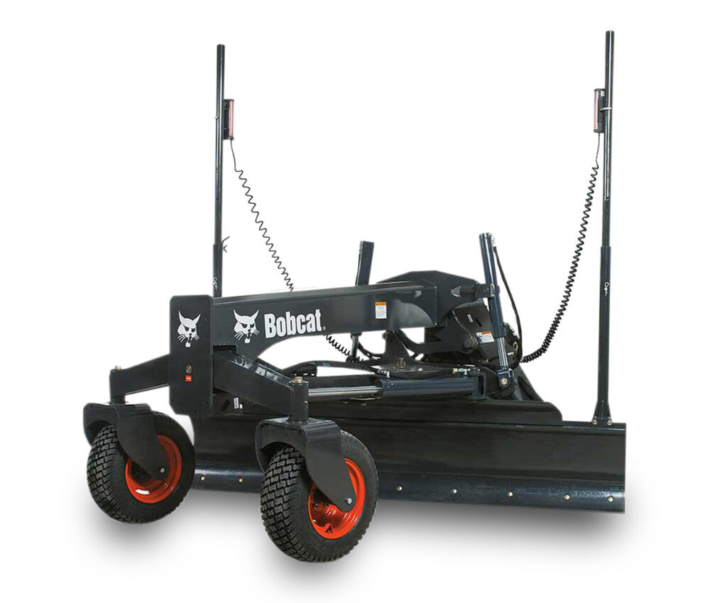 laser grader skid steer attachment