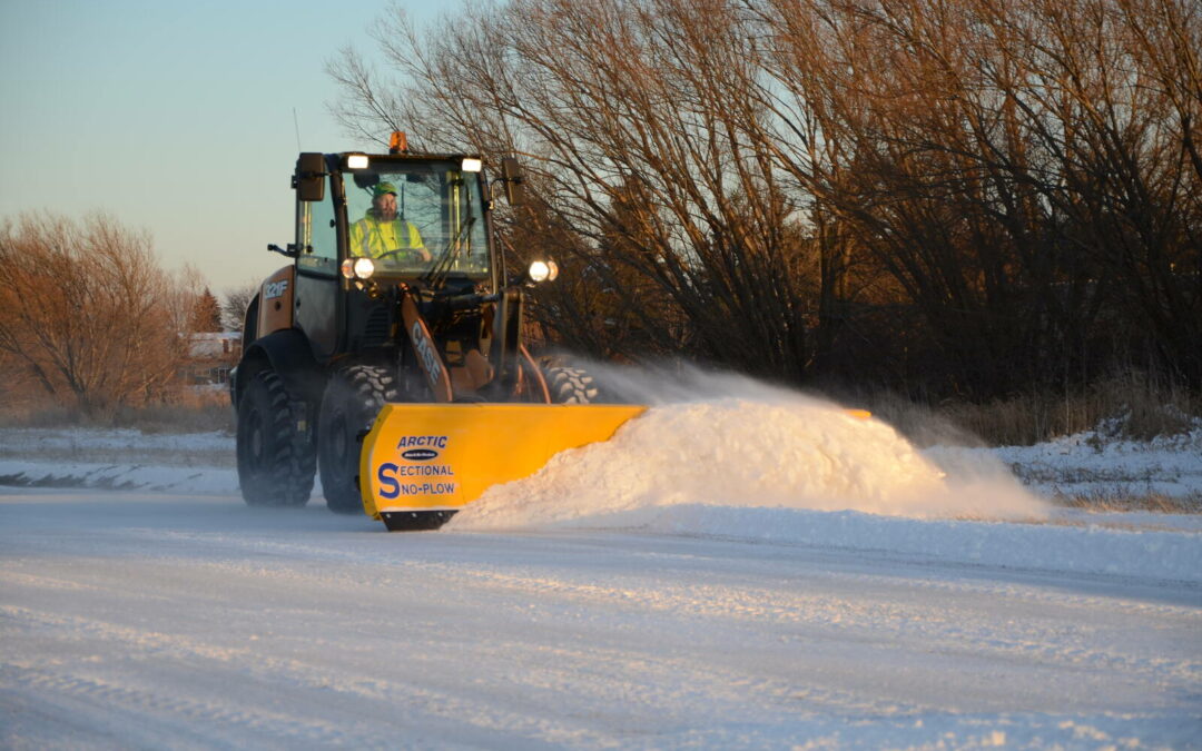 Snow Management: Arctic Sectional Snow Plow vs. Traditional Plows