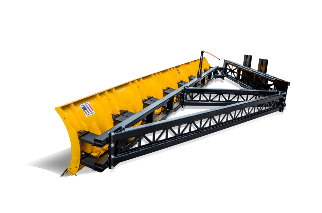 arctic snow and ice side sweeper