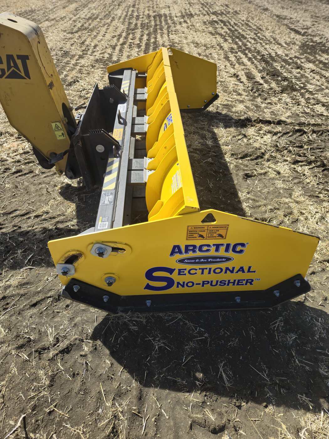 arctic-sectional-sno-pusher-10-5hd-mounted-on-cat-loader-durable-snow-removal-equipment-for-sale-western-canada