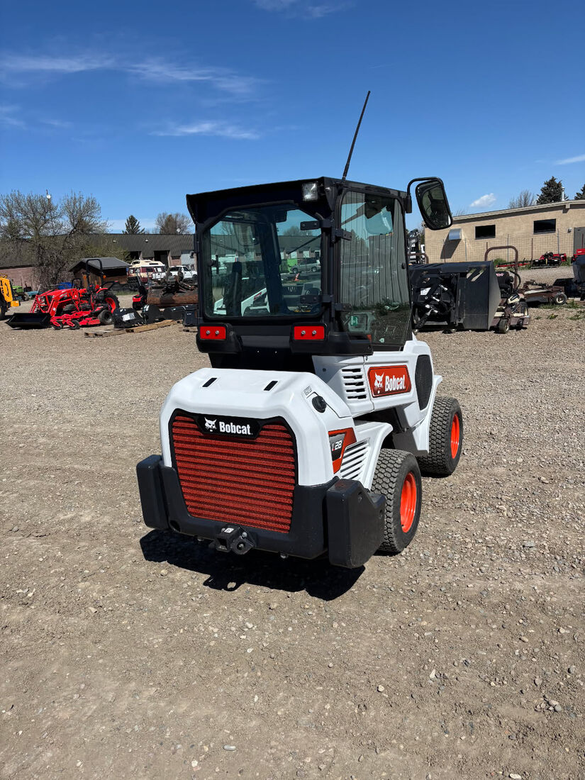 bobcat-l28-loader-2022-model-rear-view-on-gravel-yard-equipment-sale-western-canada