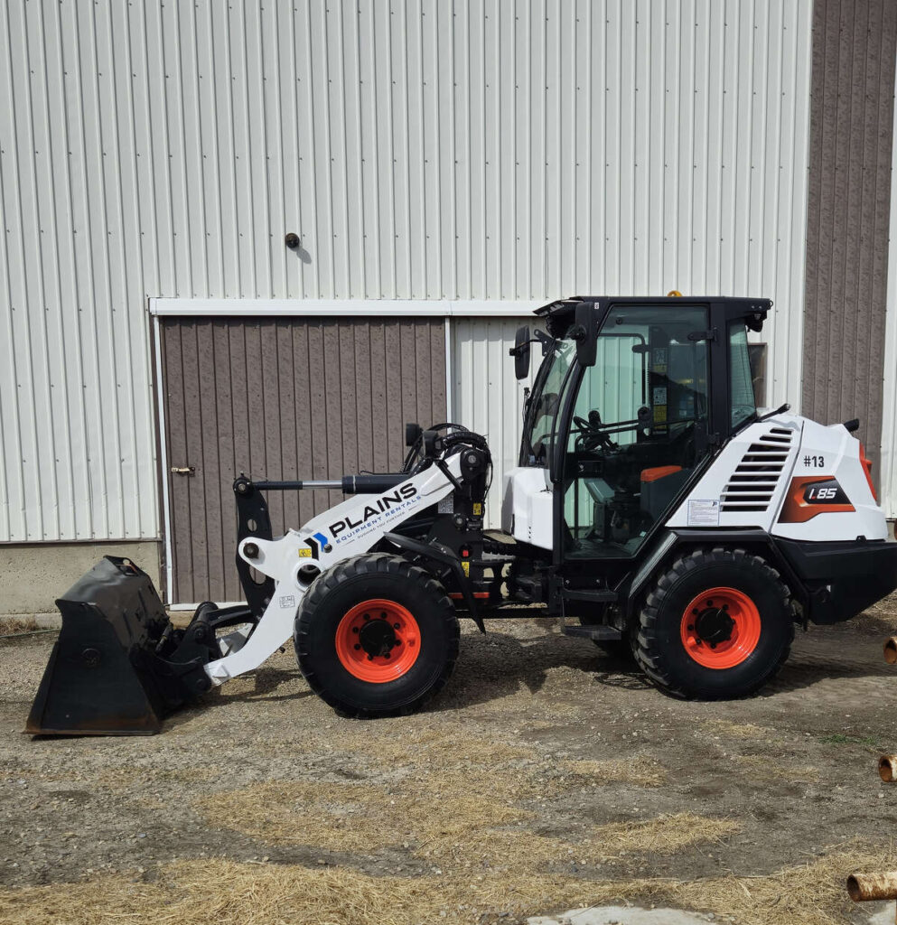 bobcat-l85-wheel-loader-side-profile-western-canada-plains-rentals
