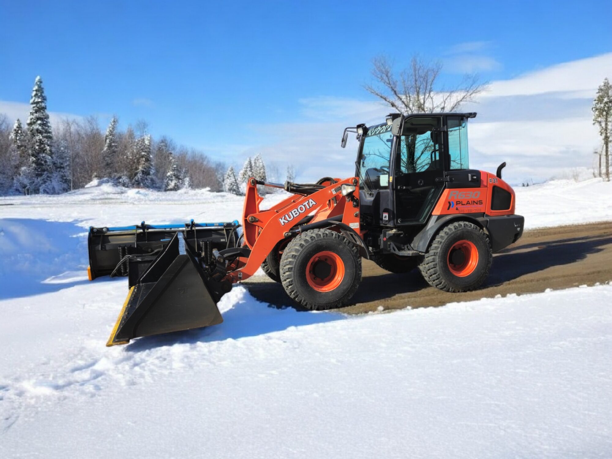 kubota-wheel-loader-snow-clearing-heavy-equipment-rental-western-canada