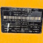 John Deere 444 standard general purpose bucket equipment nameplate specification label