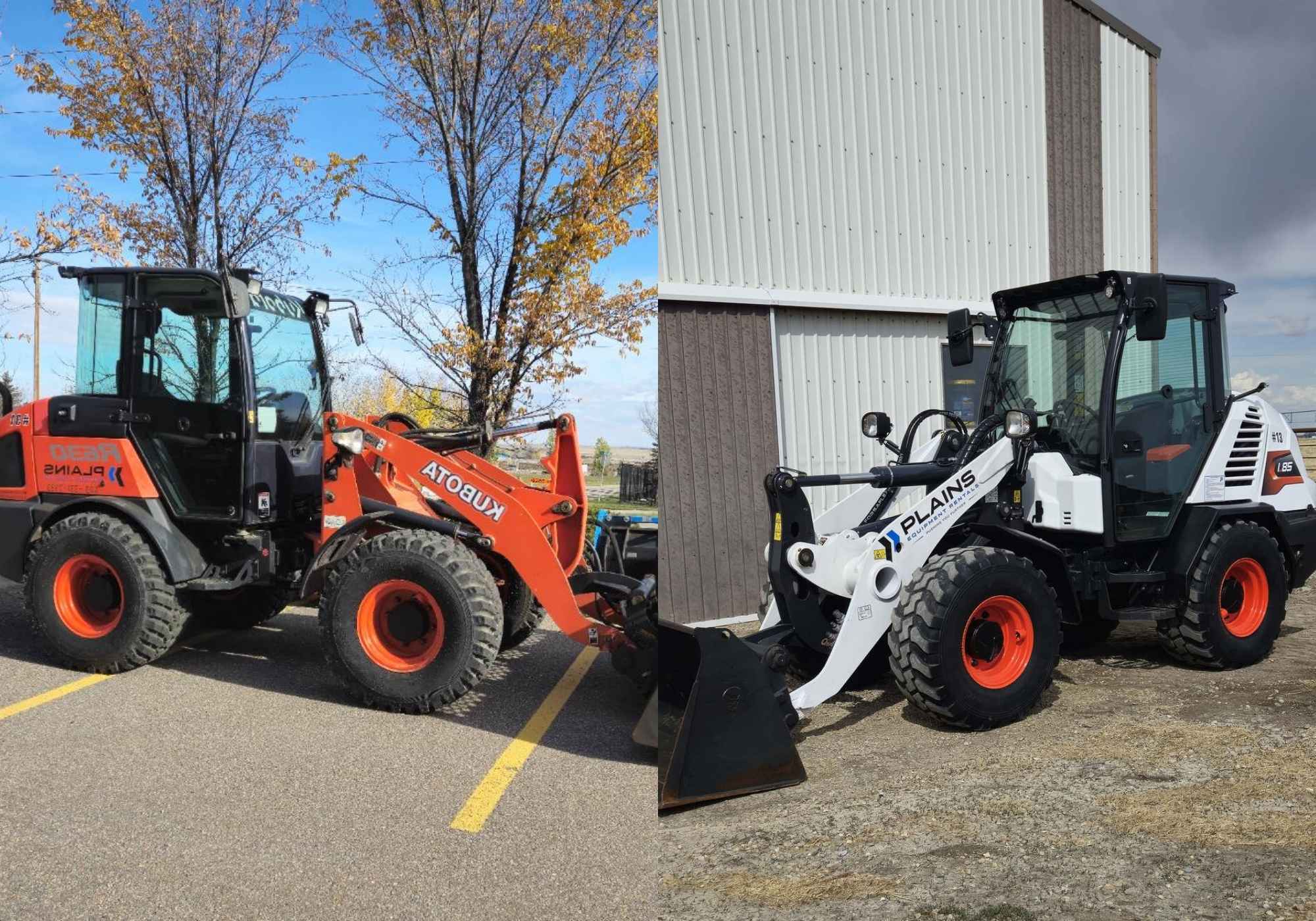 Kubota R640 vs Bobcat L85 head to head comparison