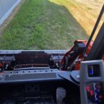2021 Kubota SVL97-2 track skid steer for sale in Western Canada, operator view display