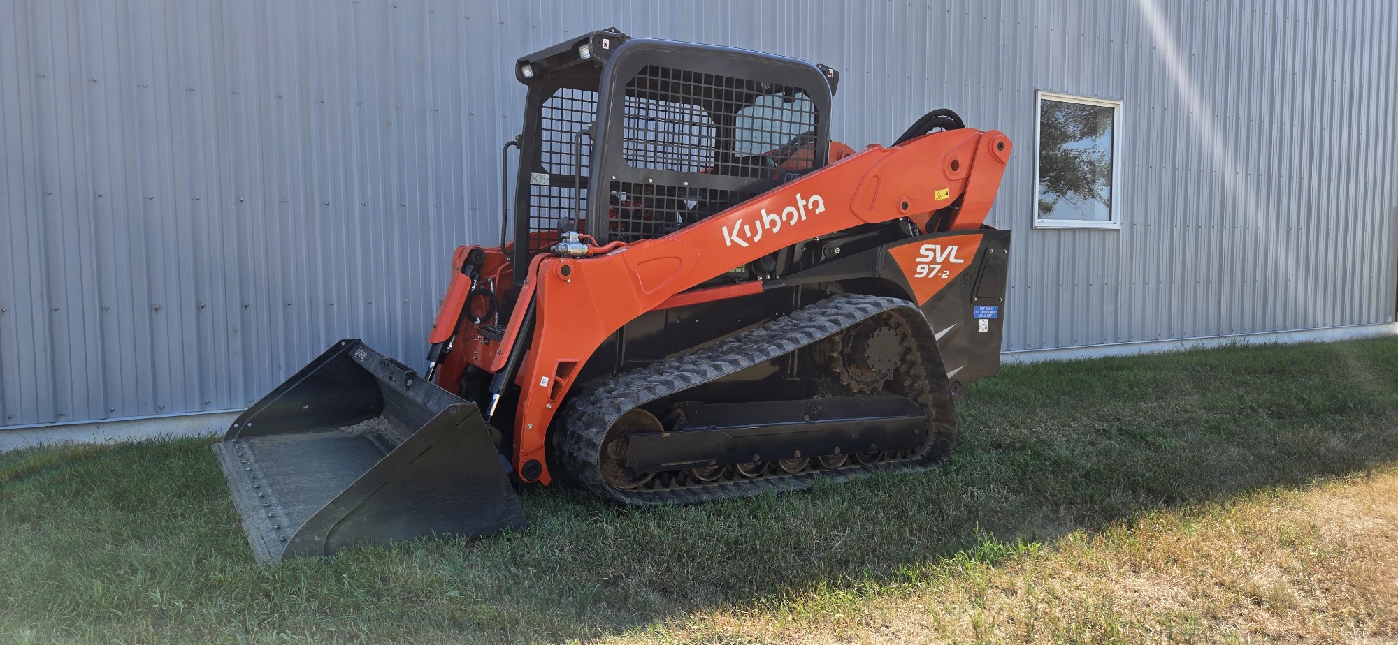 2021 Kubota SVL97-2 track skid steer for sale in Western Canada, rear three quarter