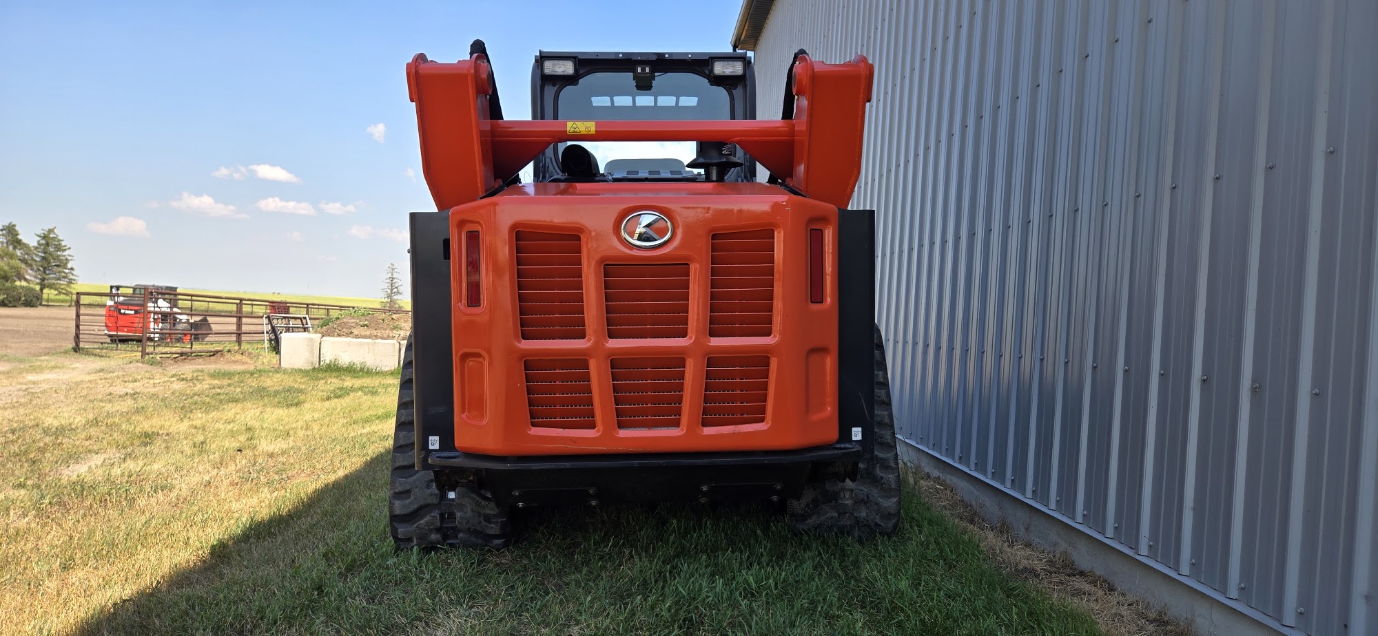 2021 Kubota SVL97-2 track skid steer for sale in Western Canada, rear view