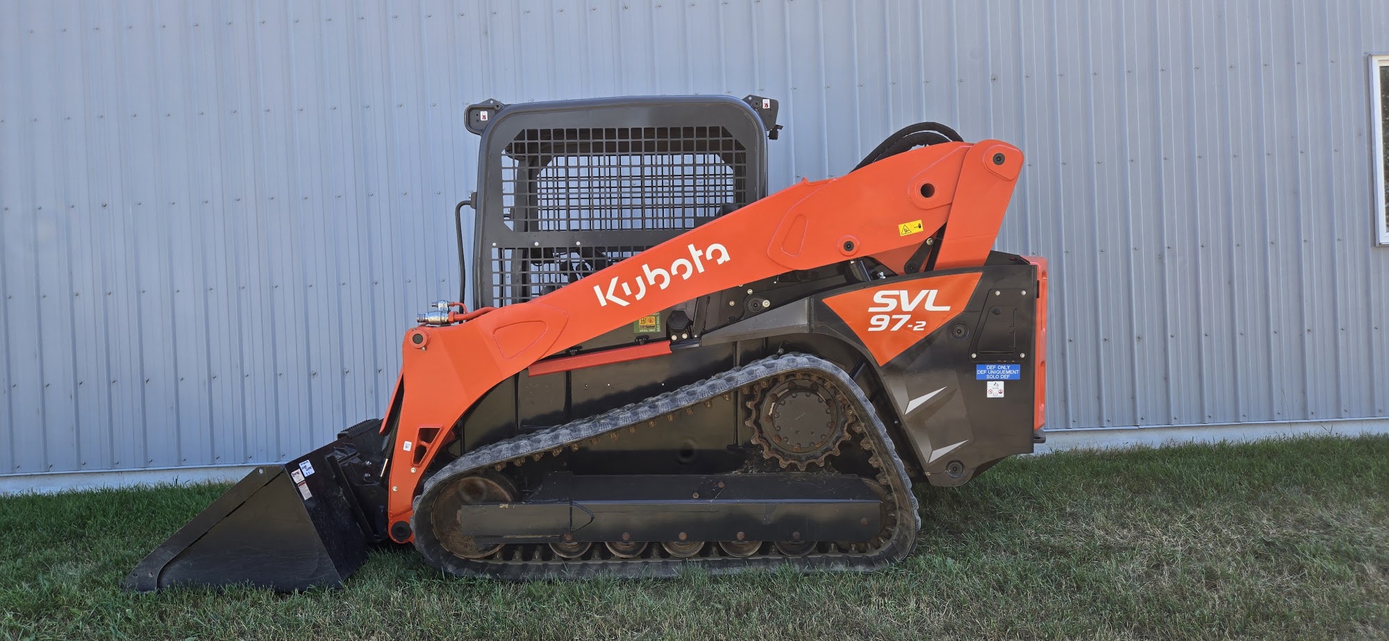 2021 Kubota SVL97-2 track skid steer for sale in Western Canada, side profile